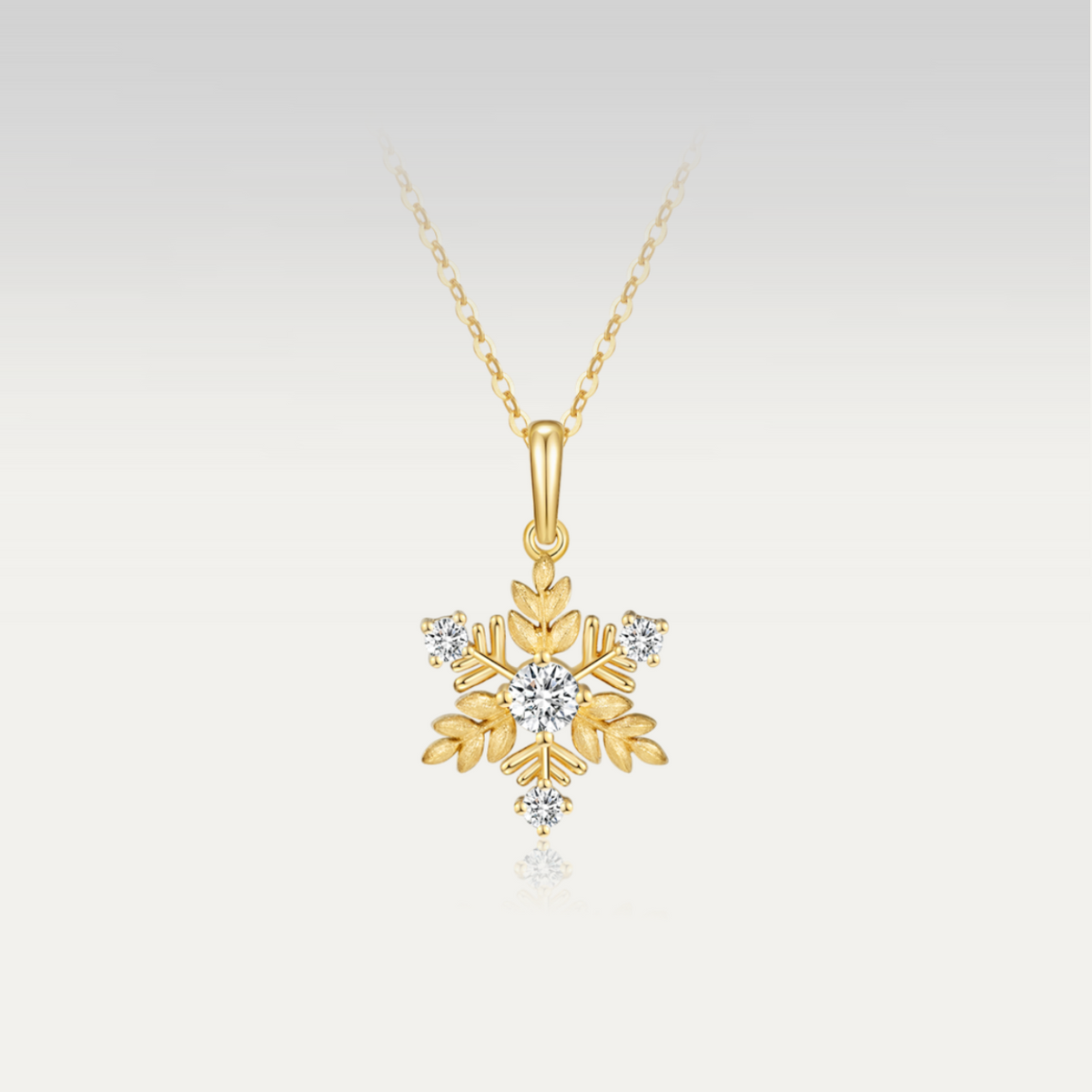 Wheat & Snow Necklace