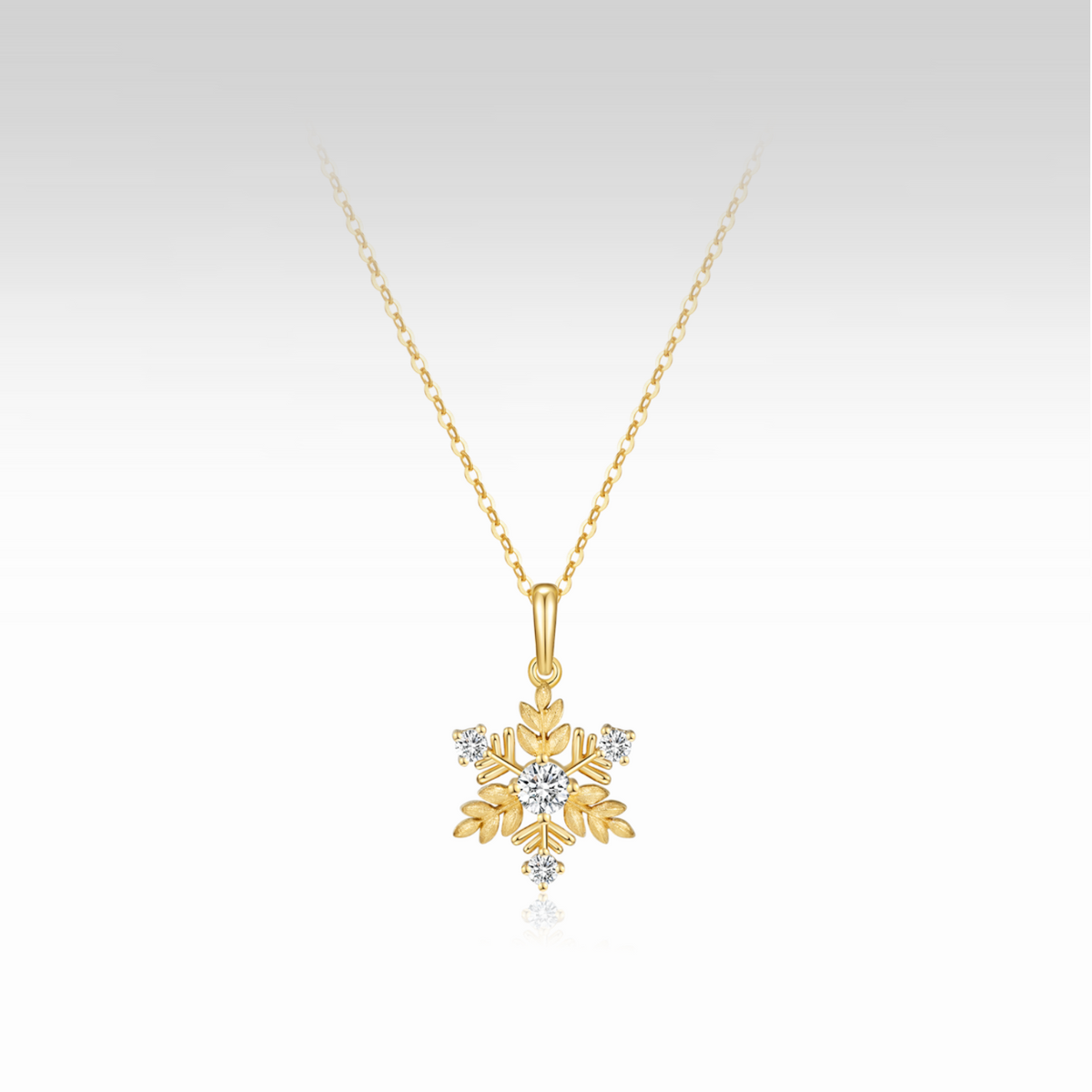 Wheat & Snow Necklace