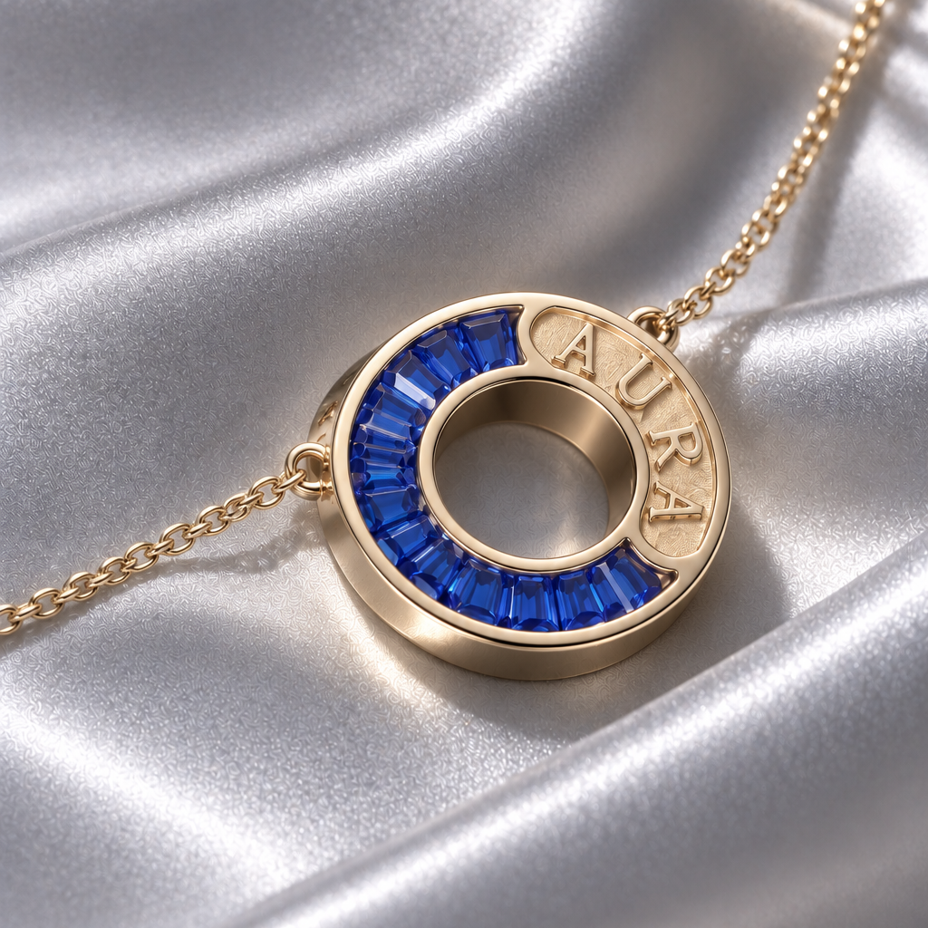Birthmoon Azure Necklace