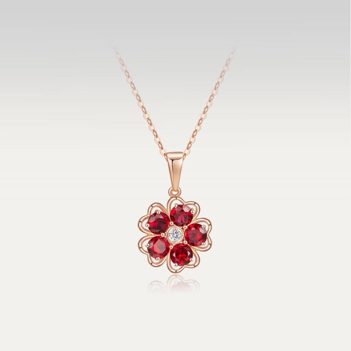 Peach Blossom Necklace