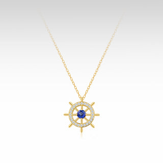 Laurel Compass Necklace