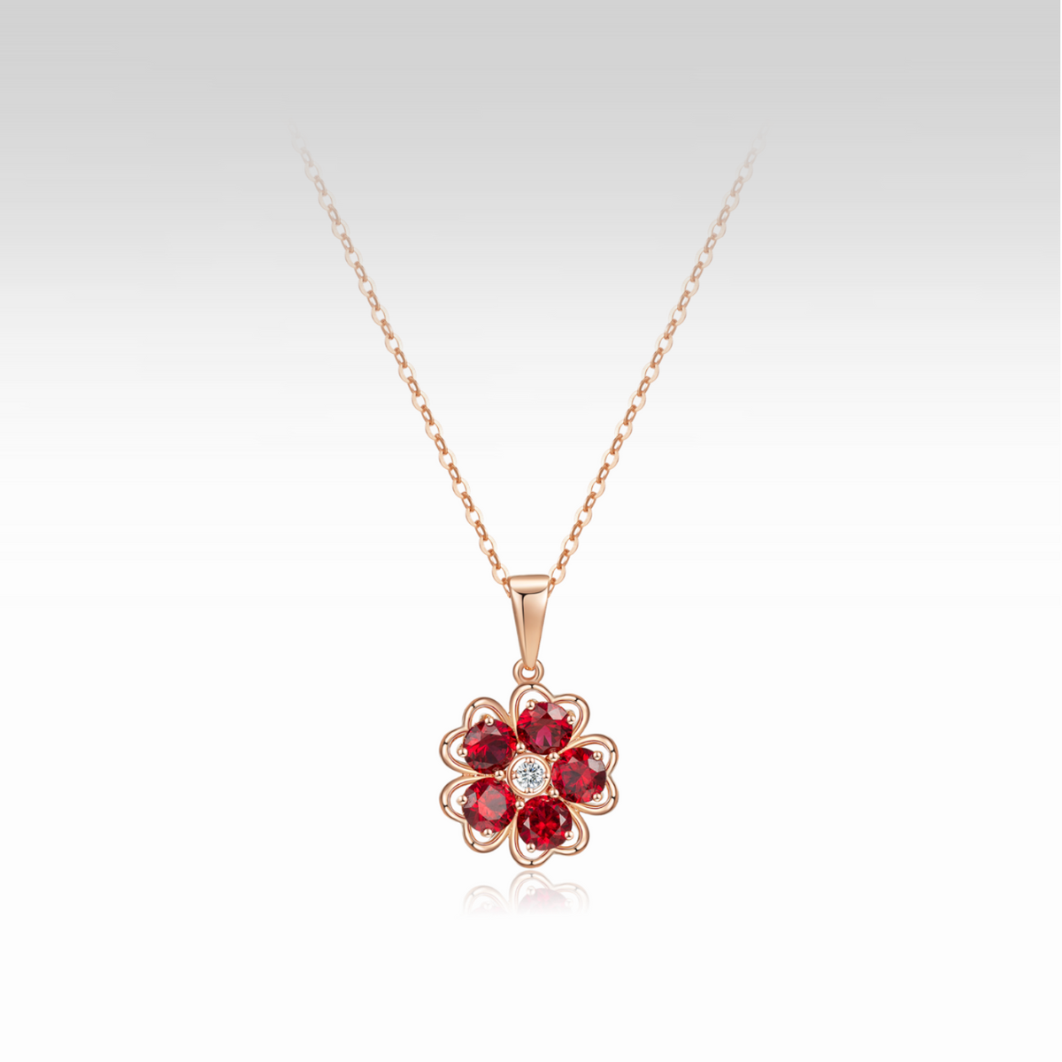 Peach Blossom Necklace