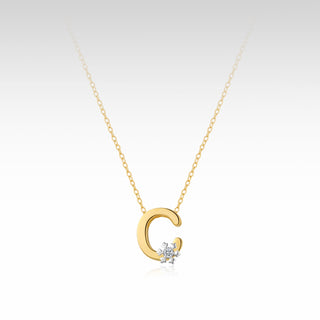 AlphaWish Golden C Necklace